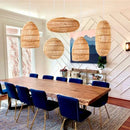 Axyaa Bamboo Wabi Sabi Pendant Light Elegance for Tea Room, Bedroom, Hotpot Restaurant