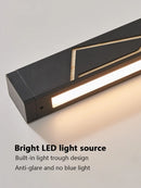 Axyaa Modern Black LED Chandelier for Dining Room and Kitchen
