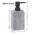 Axyaa Stone Texture Ceramic Lotion Bottle- Home Hotel Shampoo Hand Wash Anti Slip Design