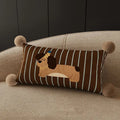 Axyaa Cartoon Puppy Pillow for Living Room Sofa Decoration