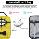 Axyaa Bill Cipher Insulated Lunch Bag - Cartoon Pyramid Thermal Cooler