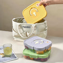 Axyaa Clear Compartment Lunch Box for Kids - Portable Sealed Bento Container