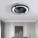 Axyaa Modern Folding Ceiling Fan with LED Light and Control