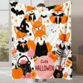 Axyaa Halloween Flannel Blanket | Autumn Winter Warm Gift Blanket