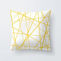 Axyaa Geometric Yellow Pillowcase for Chic Home Decor and Comfort