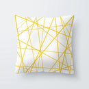 Axyaa Geometric Yellow Pillowcase for Chic Home Decor and Comfort
