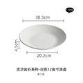 Axyaa Black & White Ceramic Tableware Set - Plates, Bowls, Japanese Luxury Dining Collection