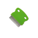 Axyaa Pet Grooming Comb for Dogs and Cats - Mucus Crust Remover and Flea Lice Cleaner