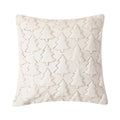 Luxurious Christmas Tree Embroidered Pillow Covers by Axyaa