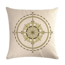 Axyaa Nautical Series Pillowcase for Home Sofa Living Room Decor