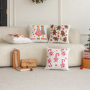 Axyaa Christmas Embroidered Pillowcase Set - 45x45cm