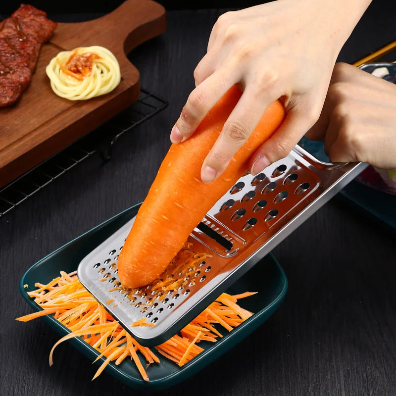 Axyaa Stainless Steel Vegetable Grater Slicer Shredder Kitchen Gadget