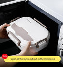 Axyaa Stainless Steel Thermal Lunch Box Set for Adults and Students