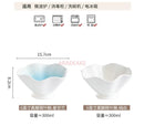 Axyaa High Foot Ceramic Ice Cream Bowl Lotus Leaf Design