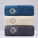 Axyaa Embroidered Cotton Towel Set for Home Households