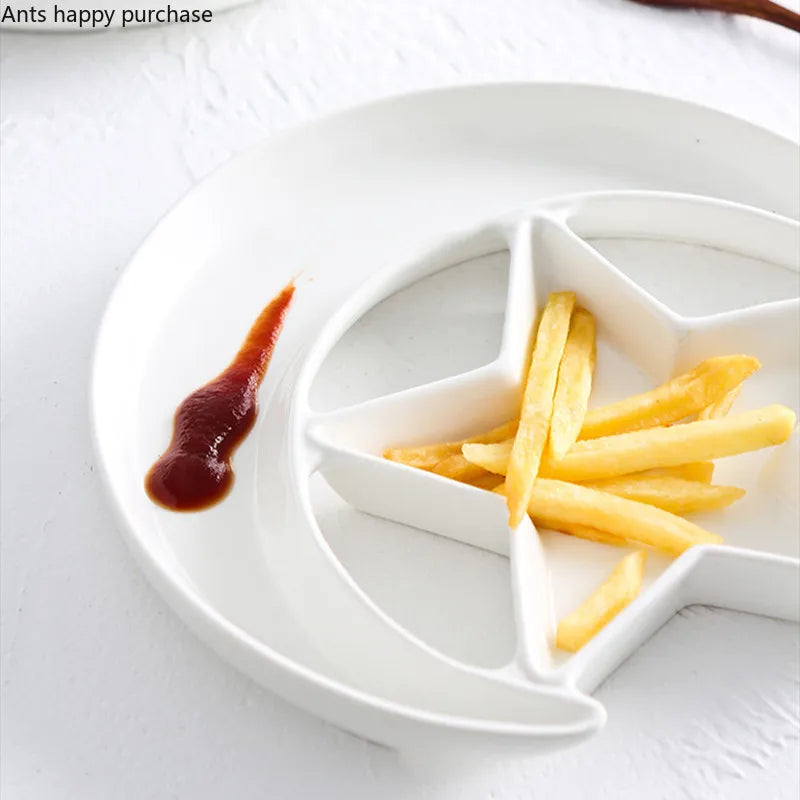 Axya Star Month Dinner Plate for Home Use and Decoration