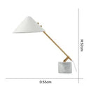 Axyaa Study Marble Desk Lamp: Creative Nordic Design for Living Room, Bedroom, Office