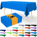 Axyaa Waterproof Plastic Table Covers 54X108inch