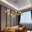 Axyaa Modern LED Pendant Chandelier for Home Decor and Indoor Lighting