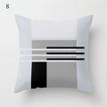 Axyaa Grey Family Pillowcase Square Cushion Cover for Home Office