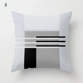 Axyaa Grey Family Pillowcase Square Office Cushion Cover