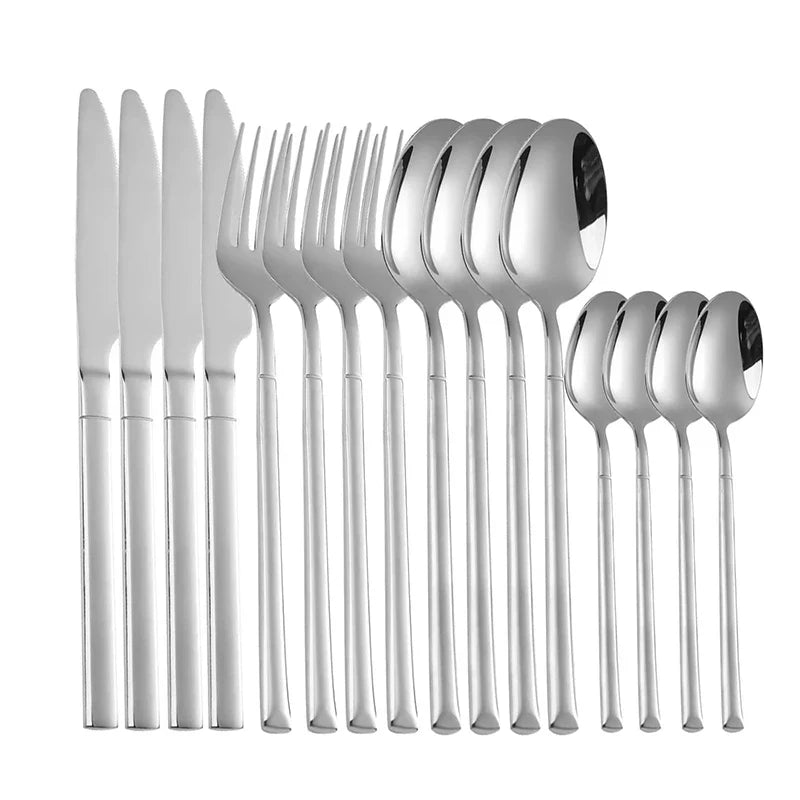 Axyaa Stainless Steel Cutlery Set - Perfect for Dinner Parties and Restaurants