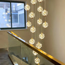 Axyaa Modern Stair Chandelier Pendant Lights for Living Room Ceiling Lamp
