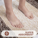 Axyaa 3D Non-Slip Bathroom Carpet 60x150cm Soft Absorbent Door Mat