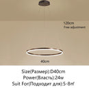 Axyaa Modern LED Pendant Chandelier for Living Room Restaurant Bedroom Lighting