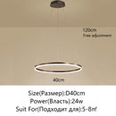 Axyaa Modern LED Pendant Chandelier for Living Room Restaurant Bedroom Lighting