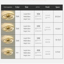Axyaa Gold Ring Crystal LED Ceiling Light for Bedroom Living Room Hallway