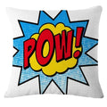 Axyaa Pop Art Cartoon Cushion Cover 45X45CM - Living Room Sofa Chair Decor