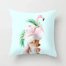 Axyaa Flamingo Pattern Cushion Cover 45*45cm