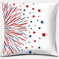 Axyaa LOVE USA Square Pillowcase for Home Decor