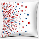 Axyaa LOVE USA Square Pillowcase for Home Decor