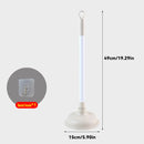 Axyaa High-Pressure Toilet Plunger - Drain Cleaner and Unblocker
