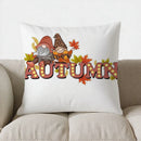 Axyaa Fall Leaves Decorative Pillow Cover for Sofa, Bedroom, Car
