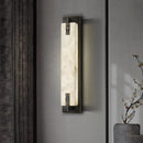 Axyaa Marble Brass LED Wall Lamp for Living Room Teahouse Hotel Bedroom