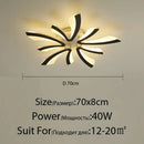 Modern Acrylic LED Ceiling Lamp by Axyaa - Dandelion Design Dining Room Light