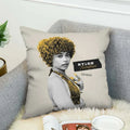 Axyaa Decorative Pillow Covers 40x40 50x50 45*45 - Ice Spice Design for Bed & Sofa