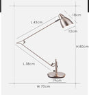 Axyaa Swing Arm Desk Lamp Aluminum LED Reading Light