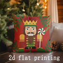 Axyaa Nutcracker & Merry Pattern Pillowcase for Sofa Car Bedroom Decor
