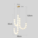 Axyaa Nordic Stair Chandelier Pendant Light Ceiling Fixture for Living, Bedroom, Dining Room