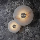 Axyaa Circular Marble Wall Lamp - Luxury Nordic Design