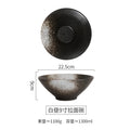 Axyaa Ramen Soup Bowl: Creative Rain-Hat Shaped Ceramic Bowl for Home and Restaurant