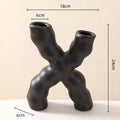 Axyaa Geometric Flower Vase & Twisted Terrarium for Home Decoration