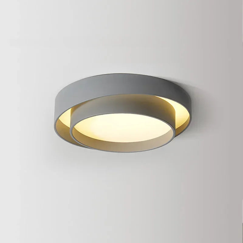 Axya Modern LED Circle Chandelier Ceiling Lights with Remote Control