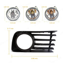 Axyaa Fog Lamps Halogen DRL LED Prius 04-09 Bumper Lights 12V