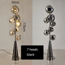 Axyaa LED Floor Lamp, Remote Control Dimming, Modern Minimalist Nordic Ins Style