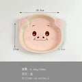 Axyaa Kids Pig Plate Baby Bowl Set - Cartoon Design, Unbreakable Dish